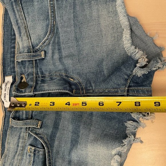 Flying Monkey Platinum Women's Denim Shorts Size 26 - Picture 6 of 7